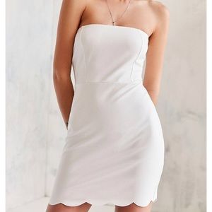 Urban outfitters white bodycon dress